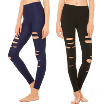 Pantalon d&#39;impression de yoga personnalisé de femmes Pantalon de yoga respirant de sport chaud de remise en forme